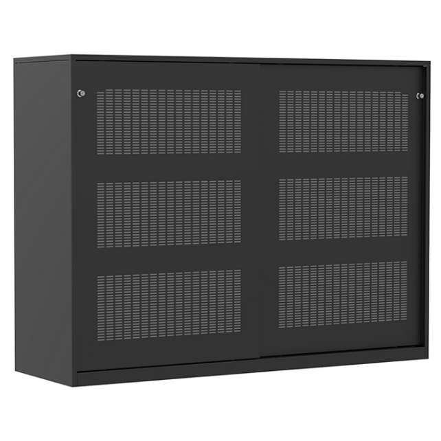 Akoestische schuifdeurkast 120x160x50cm