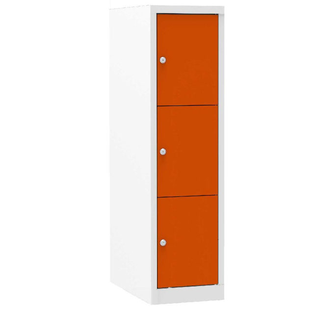 Lockerkast Color 3 vakken 1.3