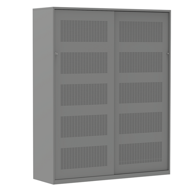 Akoestische schuifdeurkast 198x160x50cm