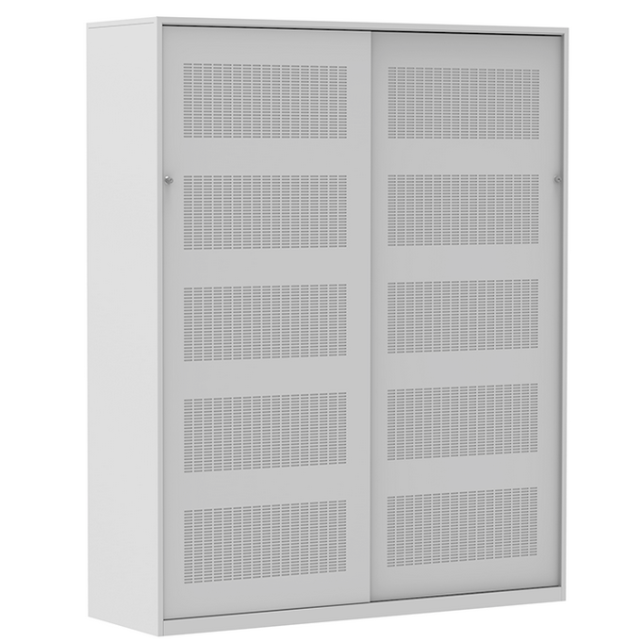 Akoestische schuifdeurkast 198x160x50cm