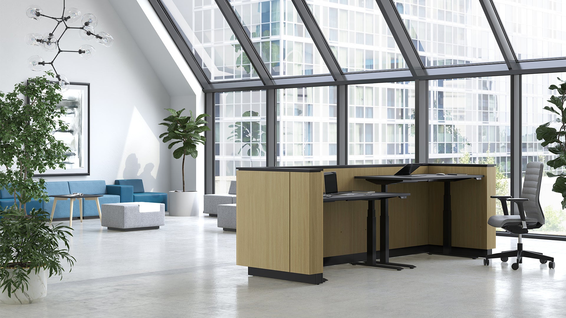 Receptiebalie Ice 2 werkplekken