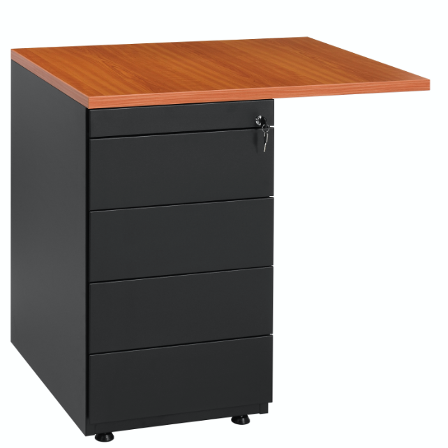 Ladeblok met 5 laden + aanbouwblad