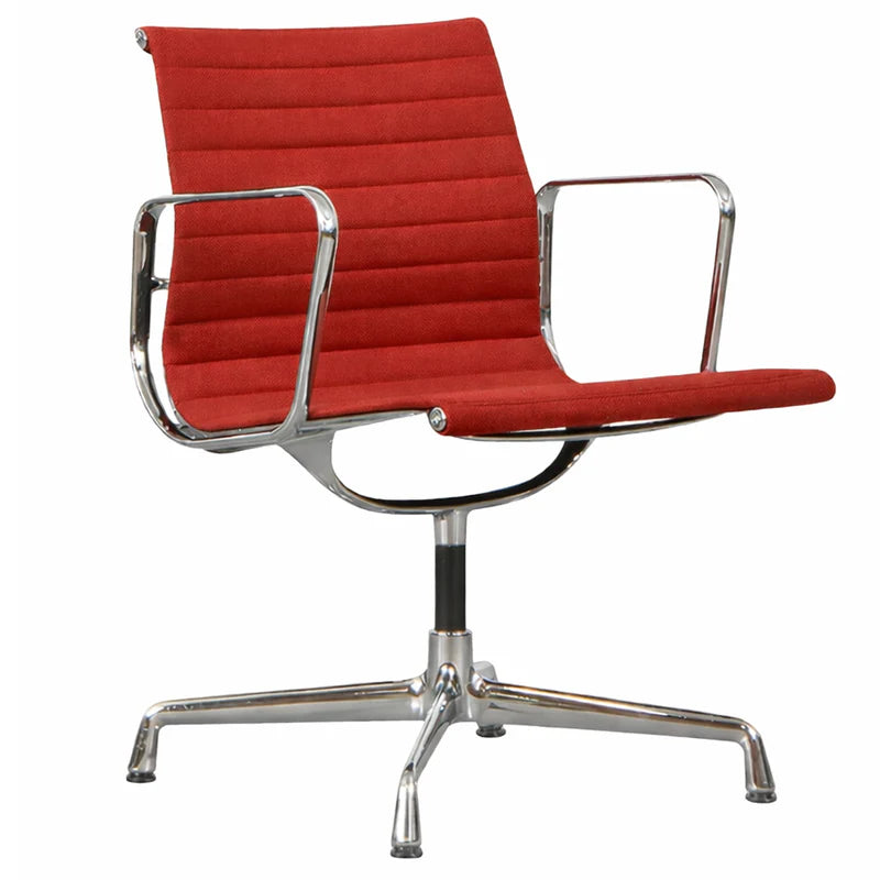 Vitra EA 107 Aluminium Chair Hopsak rood Refurbished