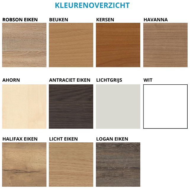 Vergadertafel Emmen 240x120cm ovaal