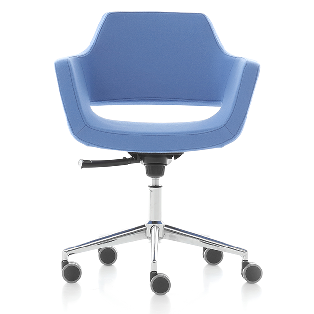 Vergaderstoel Nano met wieltjes