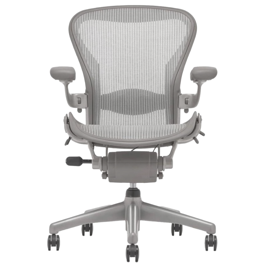 Refurbished Herman Miller Aeron Chair Classic (Titanium)