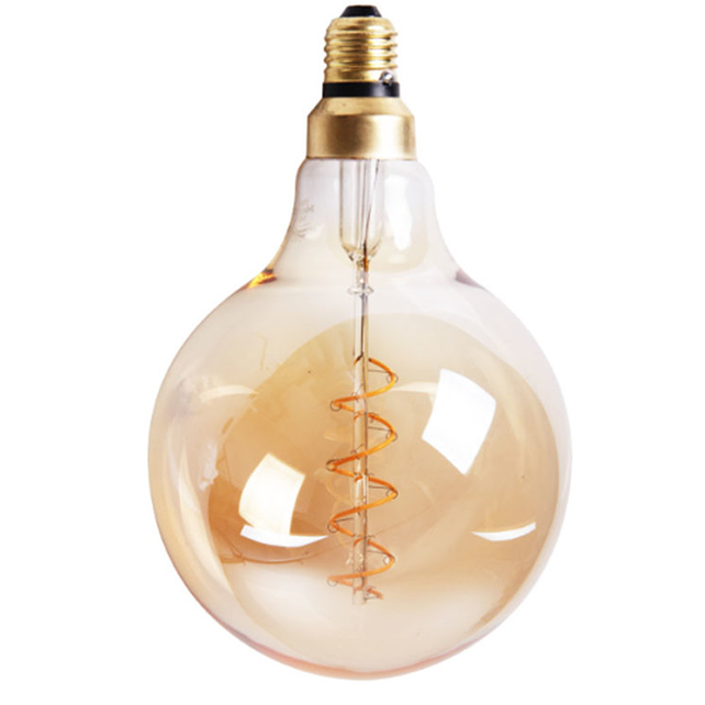 LED Lichtbron Round gold Ø9,5cm dimbaar - 5 watt