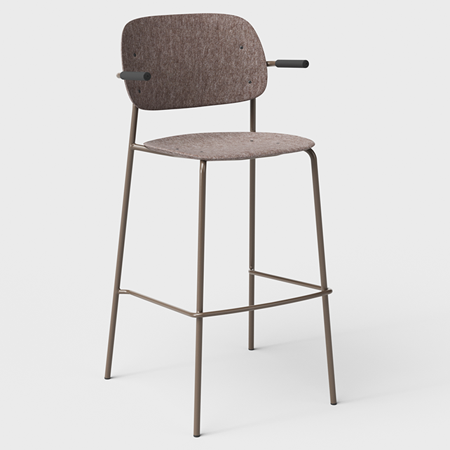 Hale barstoel met armleuningen