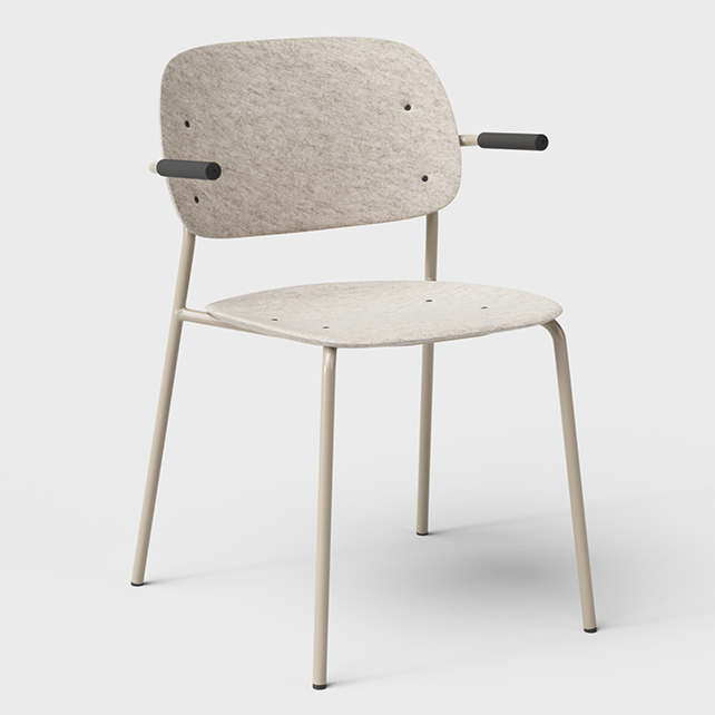 Hale vergaderstoel met armleuningen