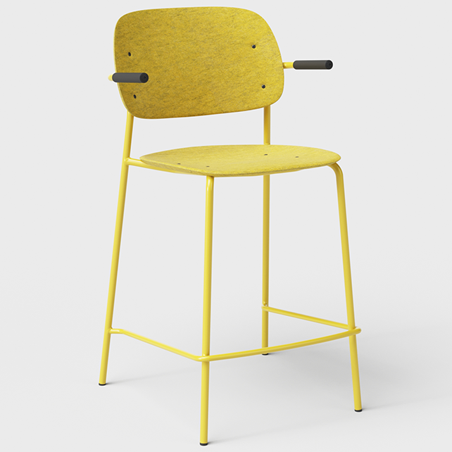 Hale balie stoel met armleuningen