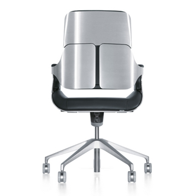 Silver bureaustoel medium hoge rug