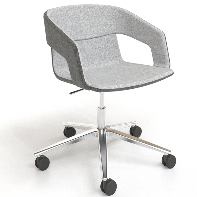 Twist&Sit vergader stoel kruisvoet