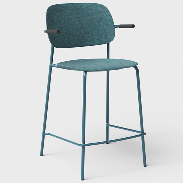 Hale balie stoel met armleuningen