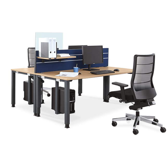 Systo tec bureau hoogte instelbaar vierkante poot