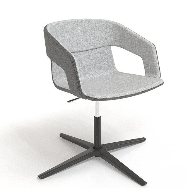 Twist&Sit vergader stoel kruisvoet