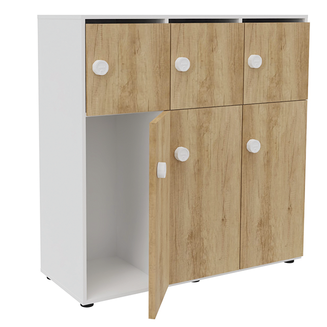 Eko Equipped locker met garderobe vak