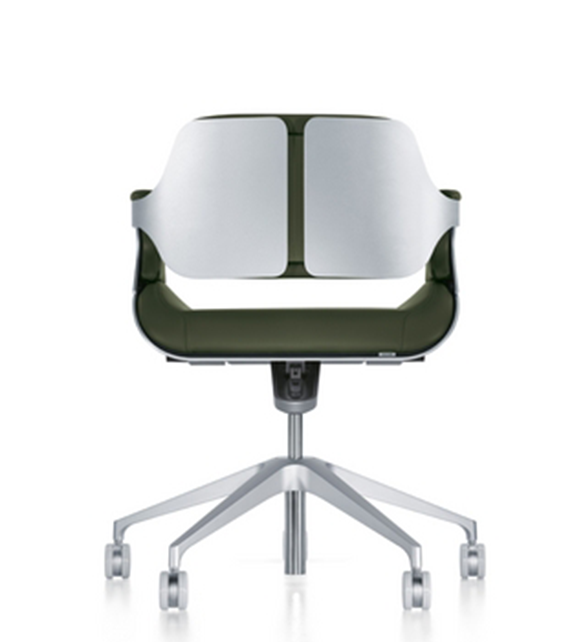 Silver bureaudraaistoel lage rug