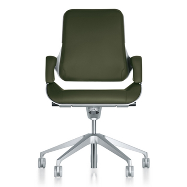 Silver bureaustoel medium hoge rug