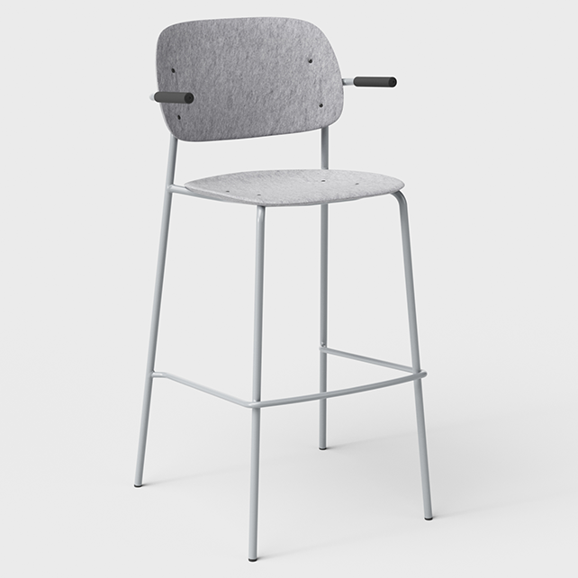 Hale barstoel met armleuningen