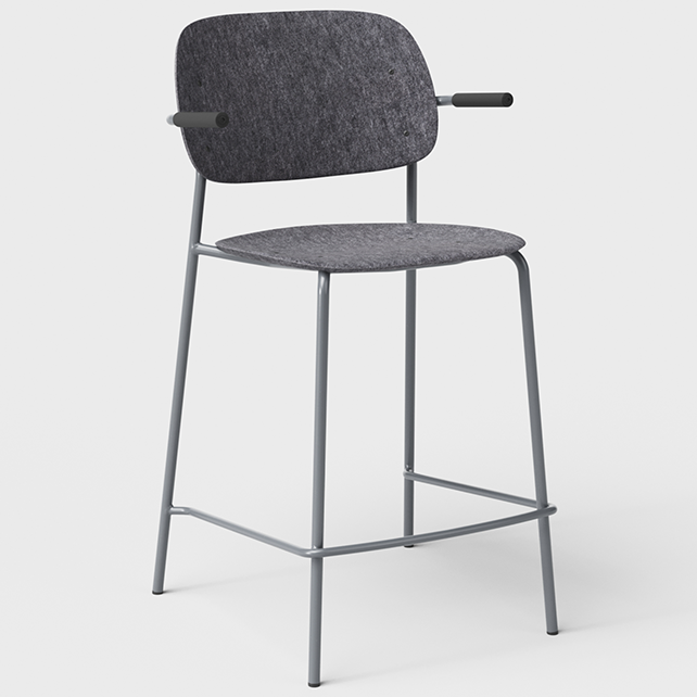 Hale balie stoel met armleuningen