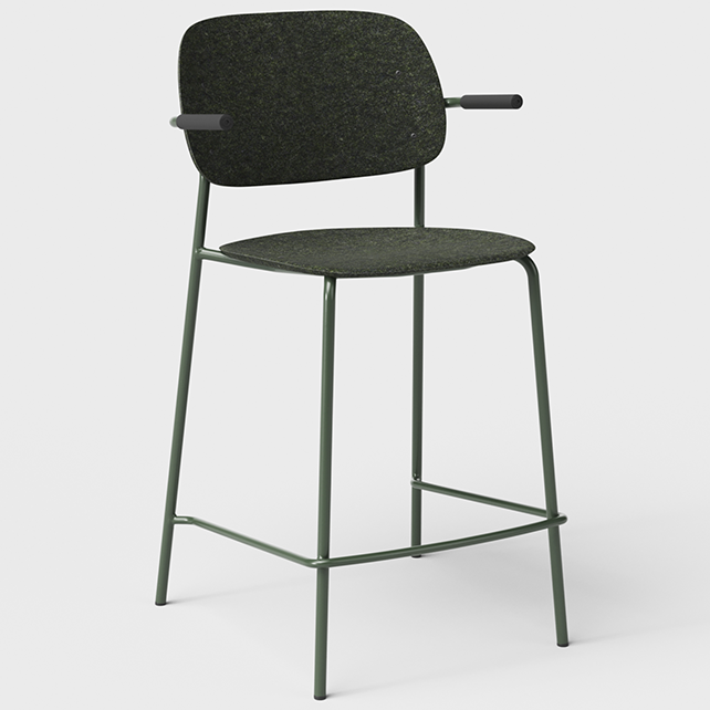 Hale balie stoel met armleuningen