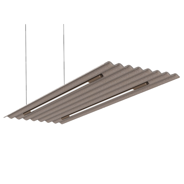 Mute flow zwevend met verlichting