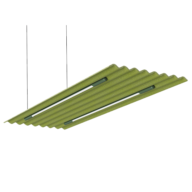 Mute flow zwevend met verlichting