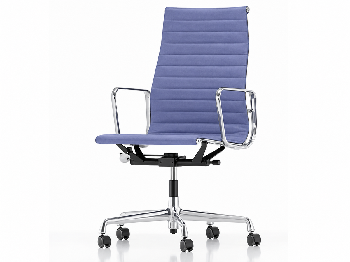 Vitra Eames EA119 Chrome / Paars (Refurbished)