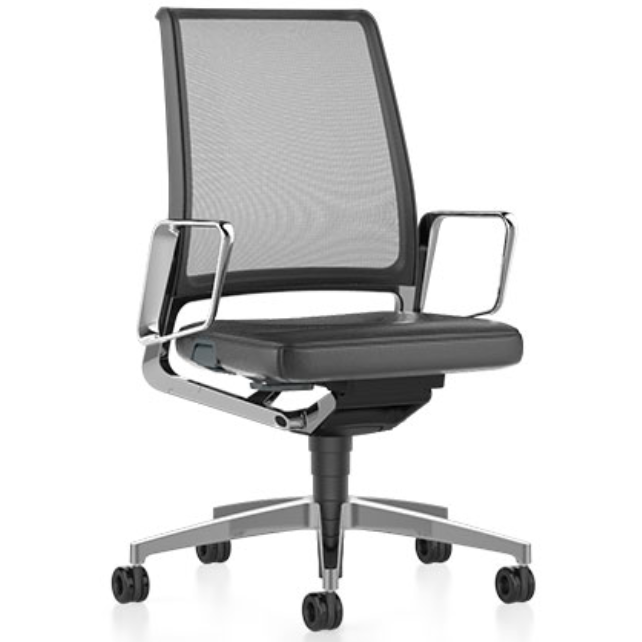 VINTAGEis5 design bureaustoel netweave