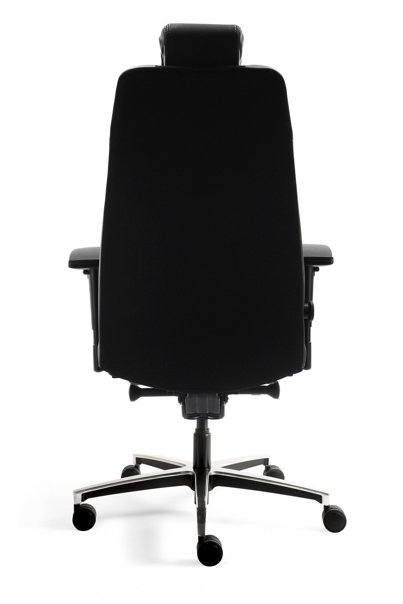 24 uurs bureaustoel half leder