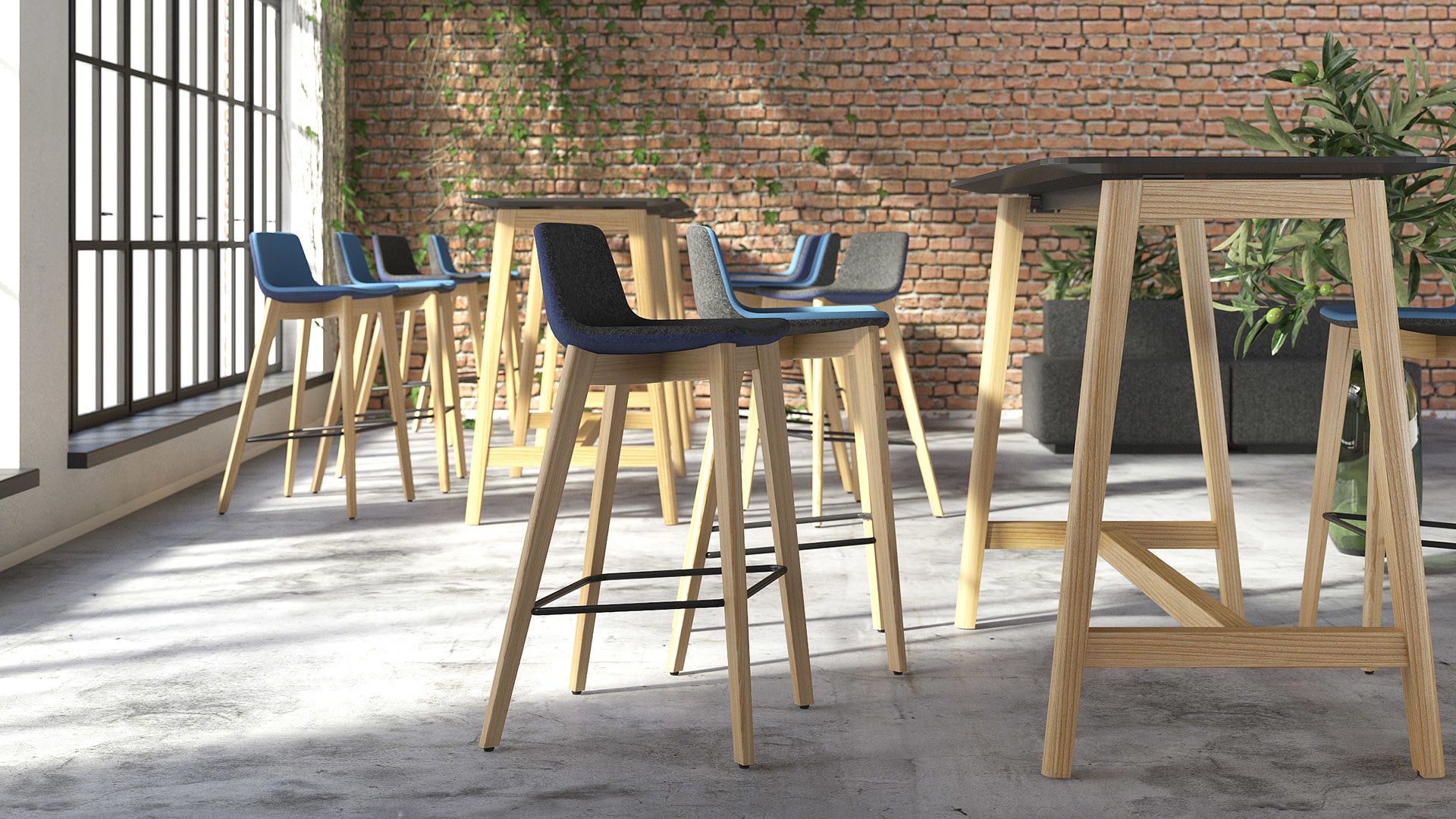 Twist&Sit high chair wood