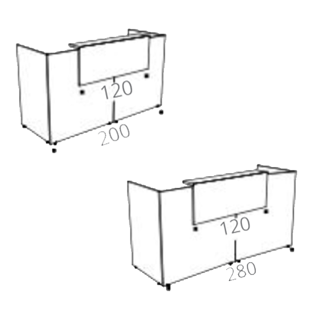 Fifty-full receptiebalie