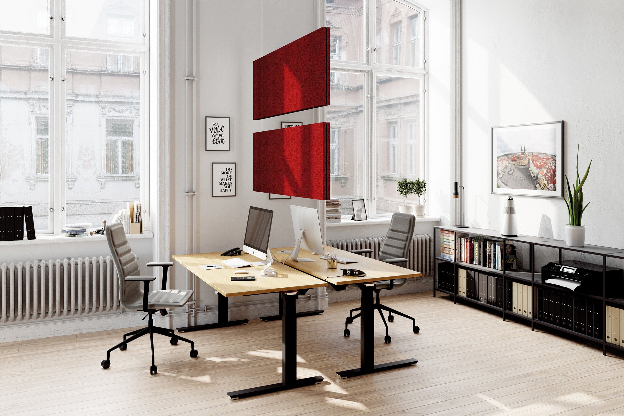 Baffel akoestisch hangpaneel