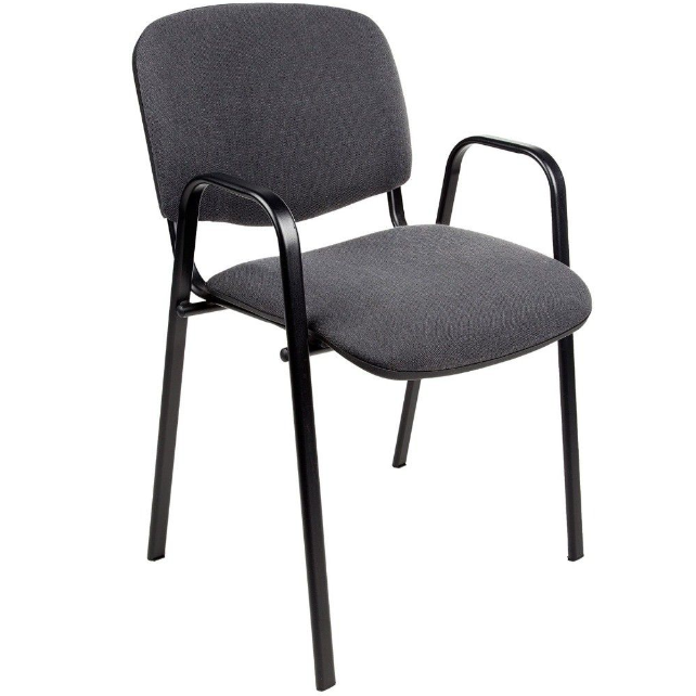 Vergaderstoel Bruno met armleggers