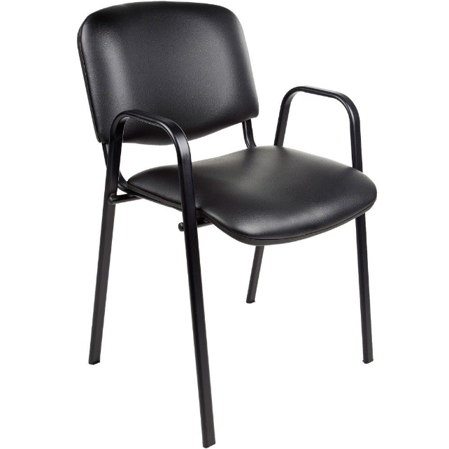 Vergaderstoel Bruno met armleggers