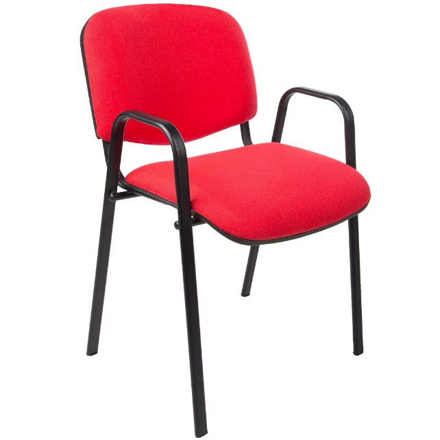 Vergaderstoel Bruno met armleggers