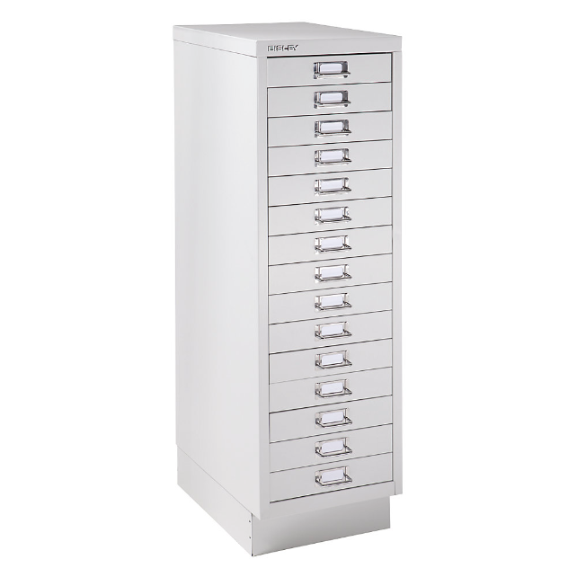 Bisley meerladekast 15 laden A4 met sokkel