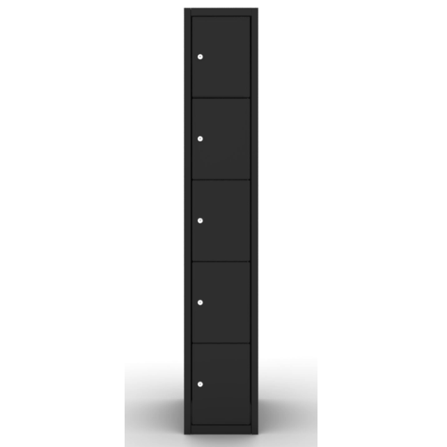 Lockerkast Darkline 5 vakken 1.5