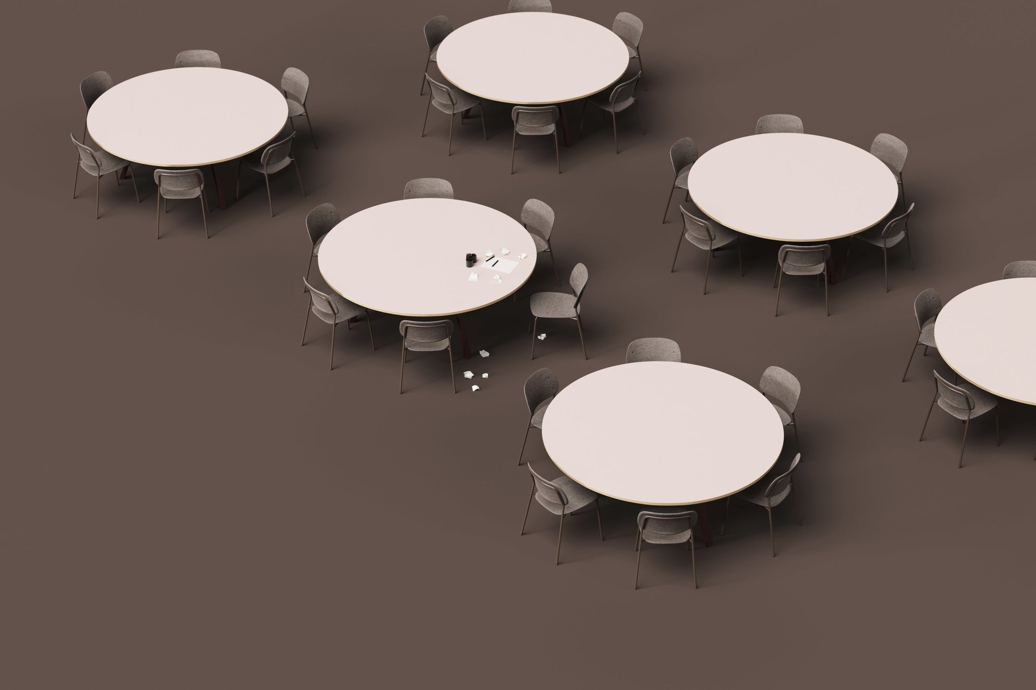 Hale stapelbare vergaderstoel