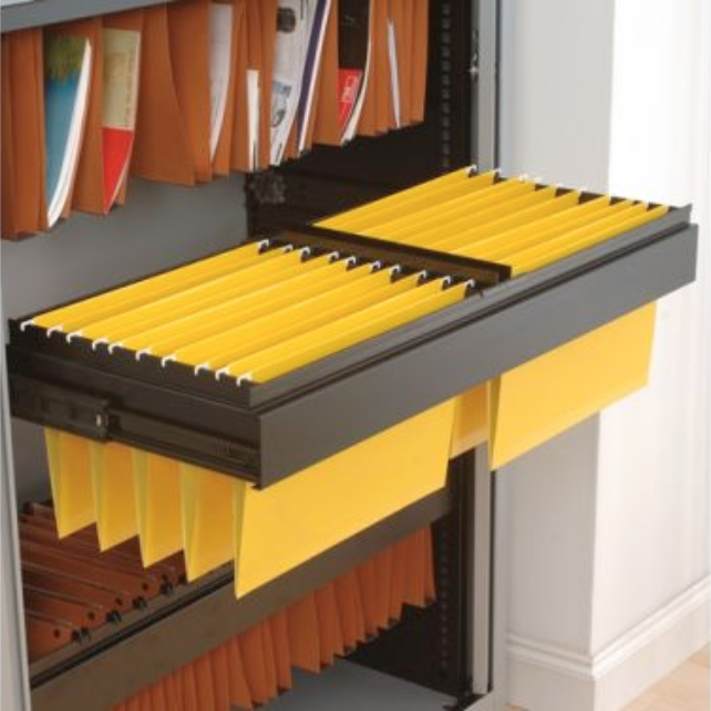 Uittrekbaar hangmappenframe t.b.v. 100cm brede roldeurkast