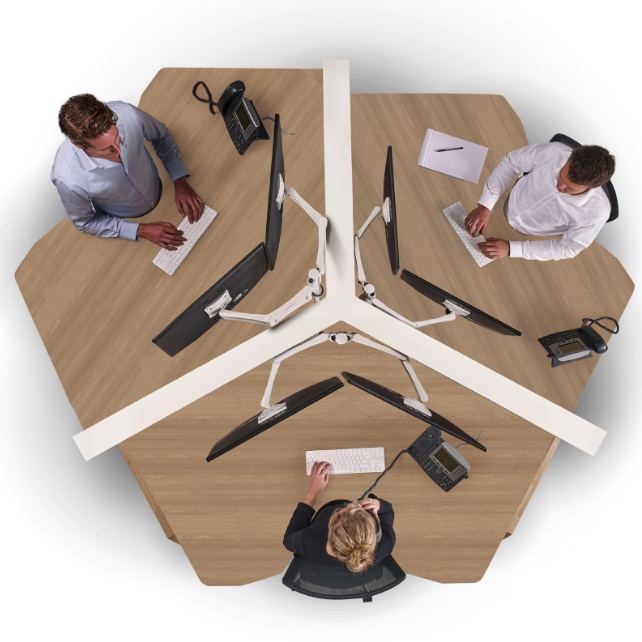 Markant Max Hybrid wing werkplek