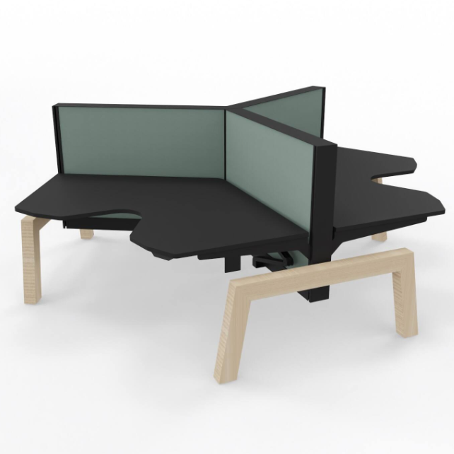 Markant Max Hybrid wing werkplek