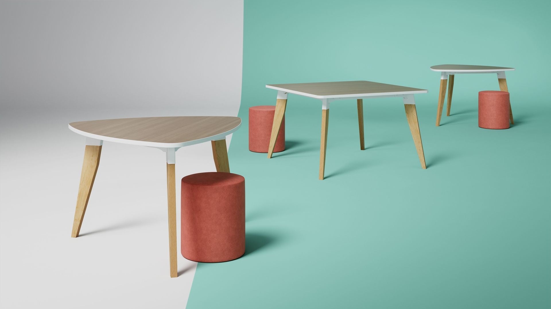 Vepa loft hout vierkant