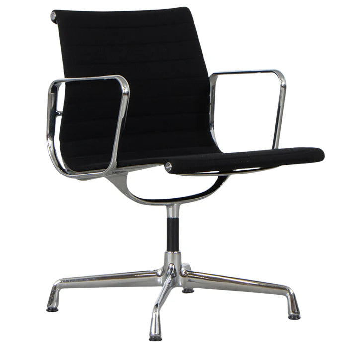 Vitra EA 107 Aluminium Chair Hopsak zwart Refurbished
