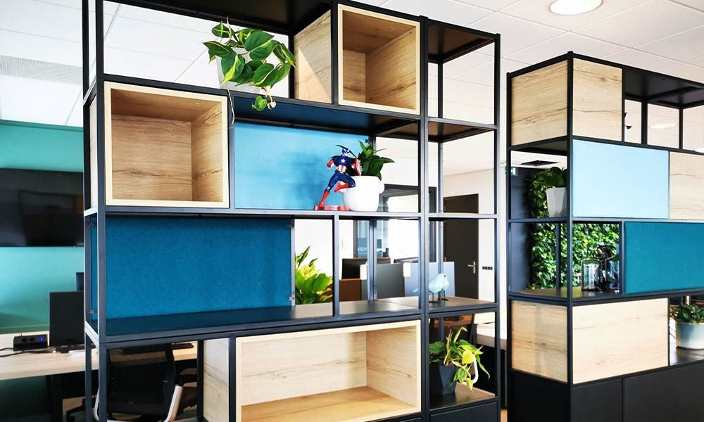 Vakkenkast Modu 8 vaks - 165x80cm