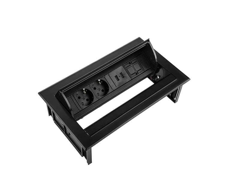 Power Desk 2x stroom + 2x USB charger + HDMI