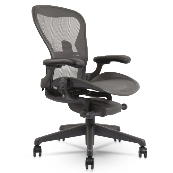 Herman Miller Aeron Remastered Graphite bureaustoel Refurbished