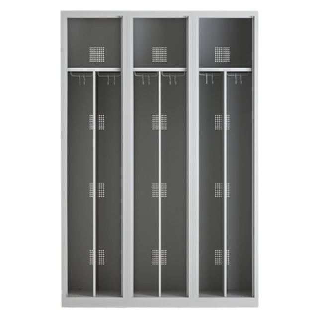 Garderobekast Premio 2 deuren 2.2 schoon/vuil