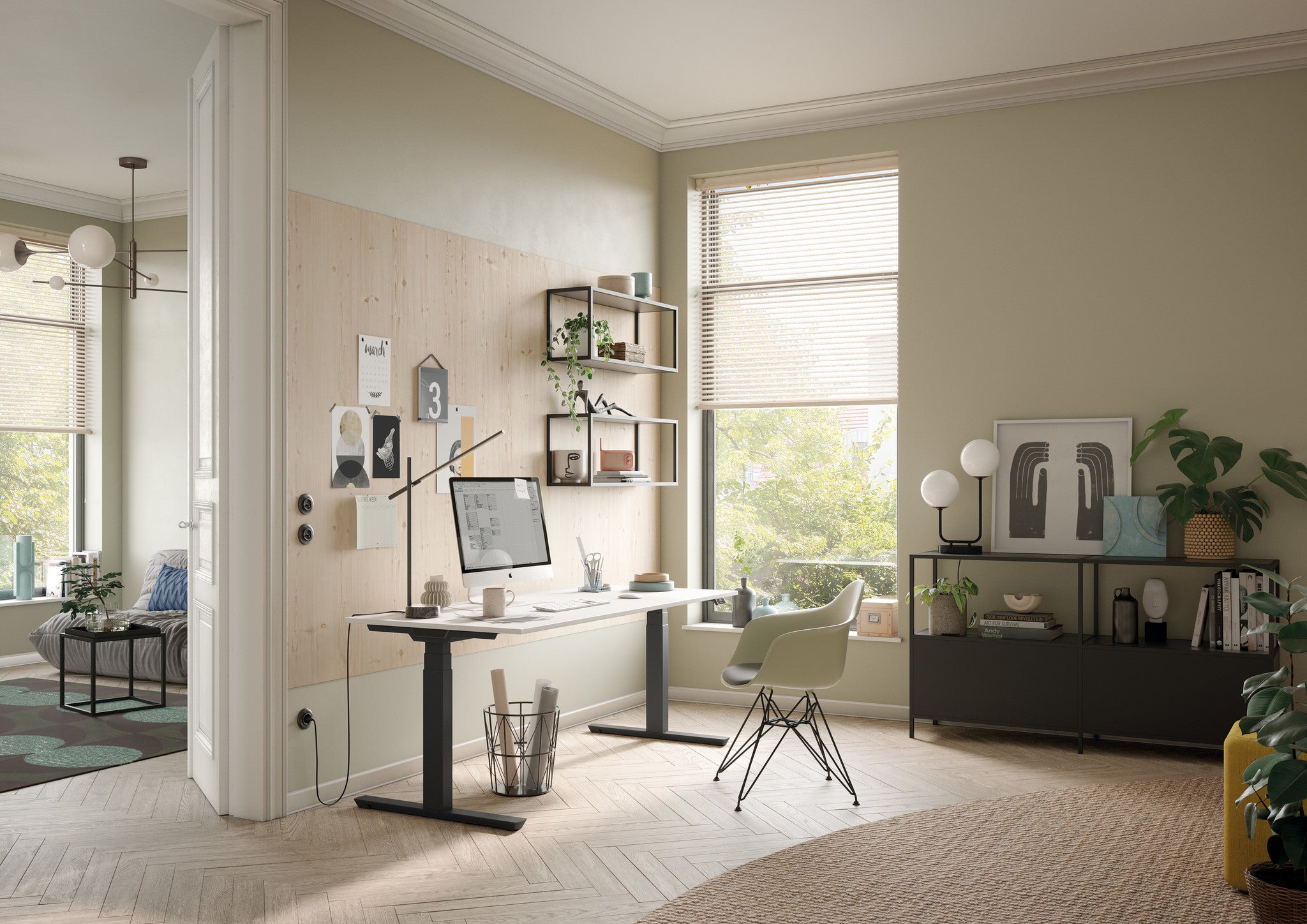 Crew T zit-sta bureau