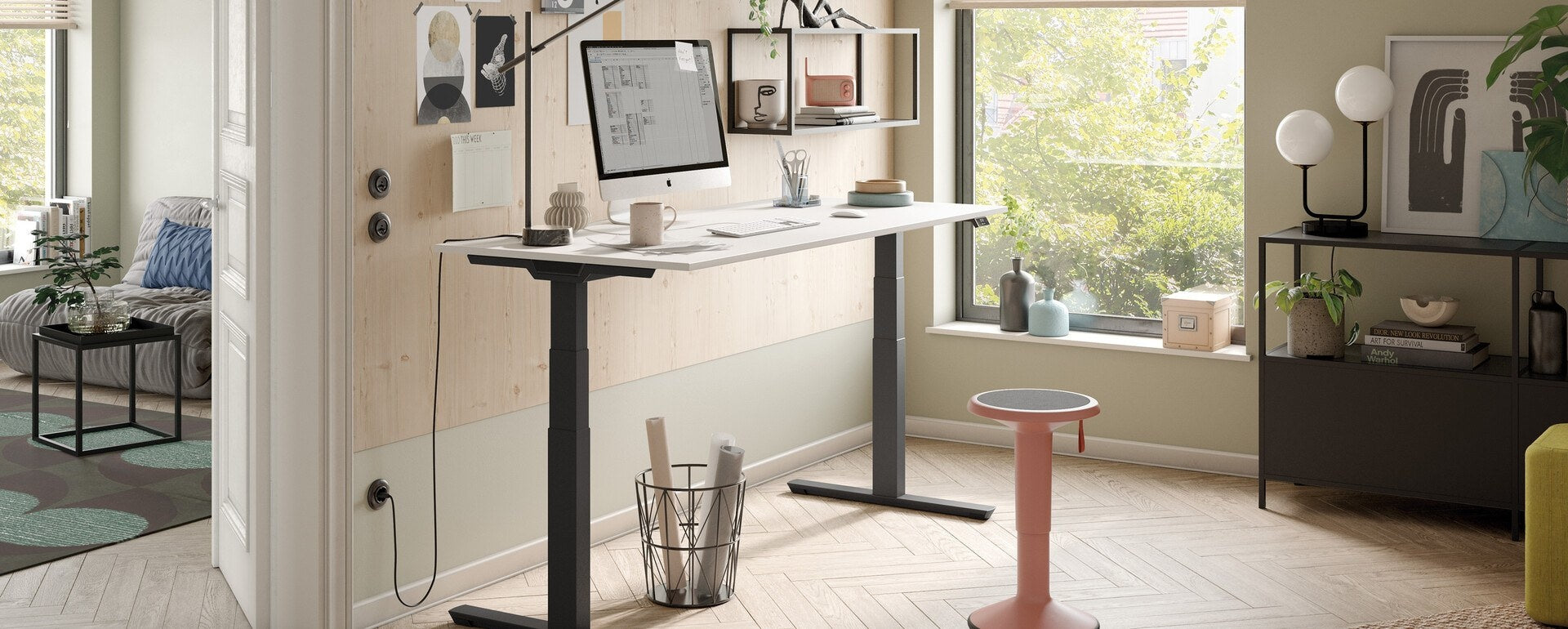 Crew T zit-sta bureau